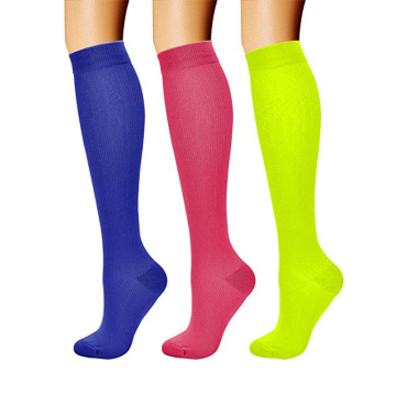 Running travel nurse graduated cycling compression stockings socks 15-20 mmhg for wholesale